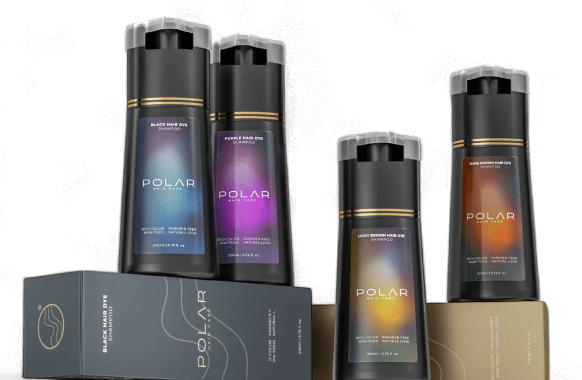 Polar Hair Official instant dye shampoo products